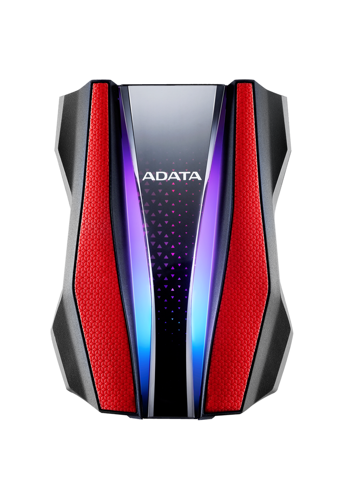 ADATA AHD770G 2,5" 2TB USB3.2 RGB ütés és vízálló piros külső winchester