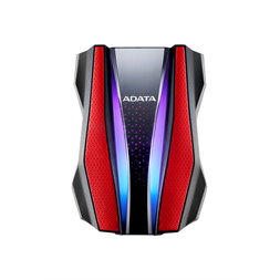 ADATA AHD770G 2,5" 2TB USB3.2 RGB ütés és vízálló piros külső winchester