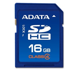 ADATA 16GB SD (SDHC Class 4) (ASDH16GCL4-R) memóriakártya