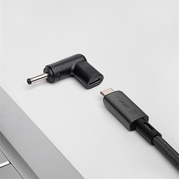 Akyga USB Type-C / 3,5 x 1,35 mm laptop adapter