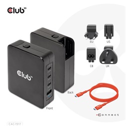 ADA Club3D USB-C Power Adapter 140W - Hálózati töltő