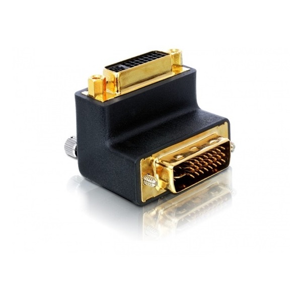 Delock 65173 DVI 29pin apa-anya jobbos elforgatott adapter