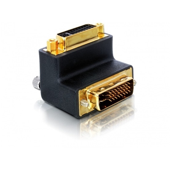 Delock 65173 DVI 29pin apa-anya jobbos elforgatott adapter