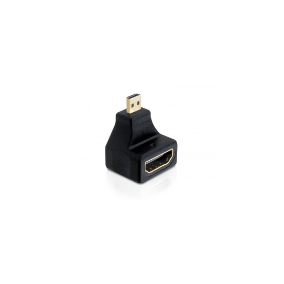 Delock 65270 High Speed HDMI micro D apa - A anya elforgatott adapter