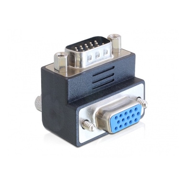 Delock 65289 VGA apa / anya 90°-ban elforgatott adapter