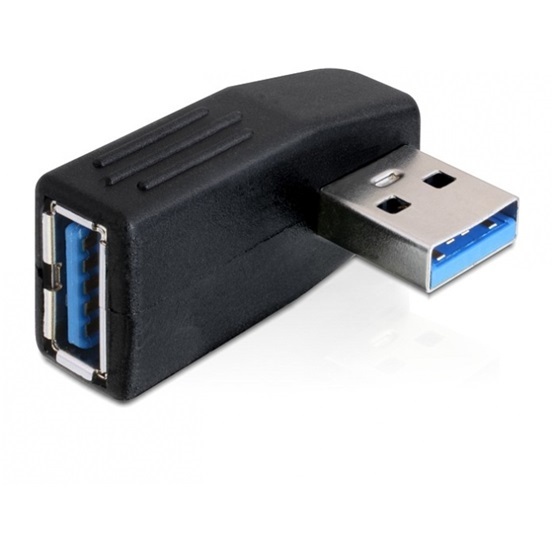 Delock 65341 USB 3.0 apa-anya vízszintesen 90°-ban forgatott adapter