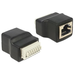 Delock 65527 RJ45 anya - Terminal Block nyomógombbal 8pin adapter