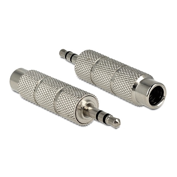 Delock 65548 sztereo 3,5mm csatlakozó > 6,35mm jack 3pin adapter