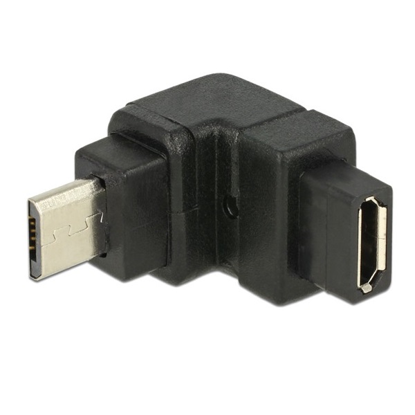 Delock 65669 USB2.0 micro-B apa > USB2.0 micro-B anya felfelé adapter
