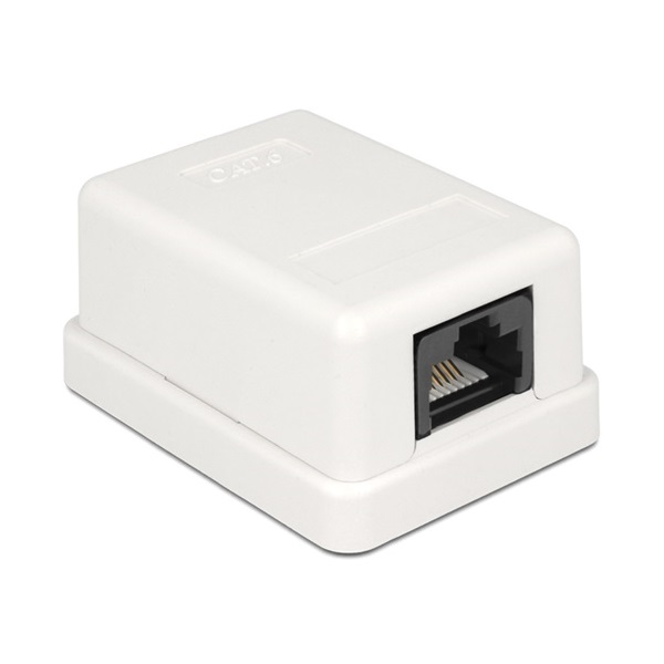 Delock 86248 Cat.6A UTP moduláris fali 1portos kimenet