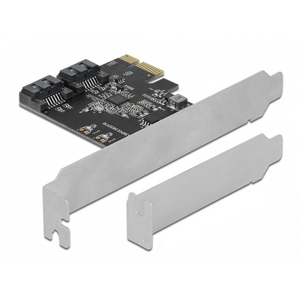 ADA Delock 90431 2 portos SATA PCI Express Kártya - alacsony profilú formatényező