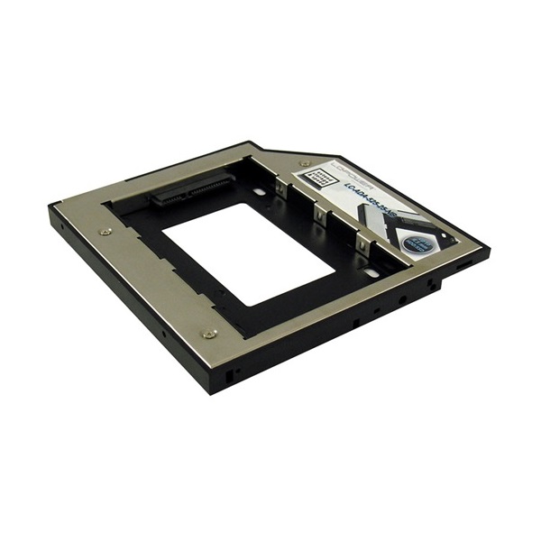 ADA LC Power 5,25" drive bay rack for a 2,5" HDD/SSD (9,5mm) - ultraslim ODD- LC-ADA-525-25-NB