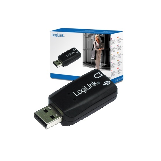 LogiLink UA0053 USB2.0 mikrofon-jack dugó audió adapter