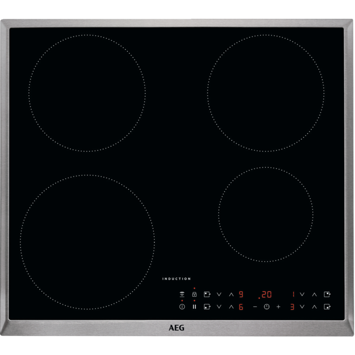 AEG IKB64301XB fekete, beépíthető, indukciós, főzőzóna: 4, beépíthető méret: 56cm, főzőlap