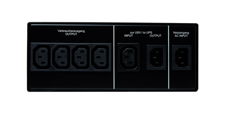 AEG MBS 2000 Kézi Bypass kapcsolóegység karbantartási munkákhoz és tesztekhez 19" 10A max. IEC C14