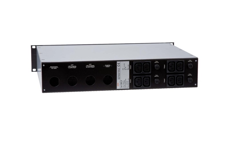 AEG MBS 6000 Kézi  Bypass kapcsolóegység karbantartási munkákhoz és tesztekhez 19" 32A max. Wired