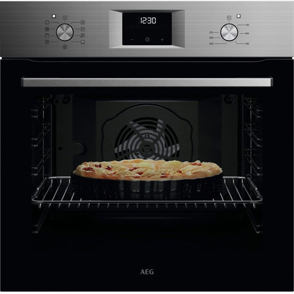 AEG OA5AB21SM inox-fekete, beépíthető, sütőtér:72L, grill, légkeverés, hidrolitikus, gőzsütő