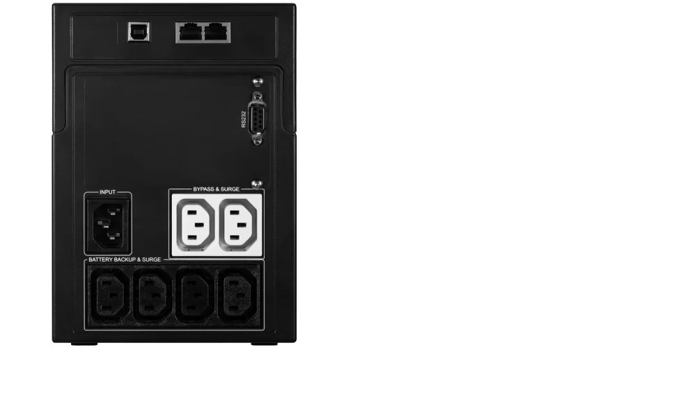 AEG Protect A 1200VA 6xIEC C13 VI line interaktív szünetmentes tápegység C13-Schuko adapterrel