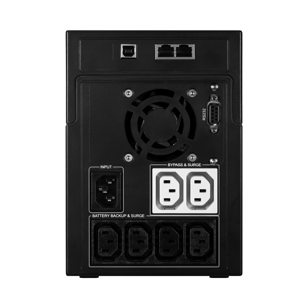 AEG Protect A 1600VA 6xIEC C13 VI line interaktív szünetmentes tápegység C13-Schuko adapterrel