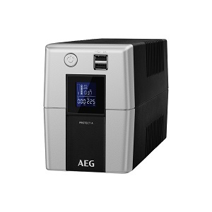AEG Protect A 700VA 4xIEC C13 VI line interaktív szünetmentes tápegység C13-Schuko adapterrel