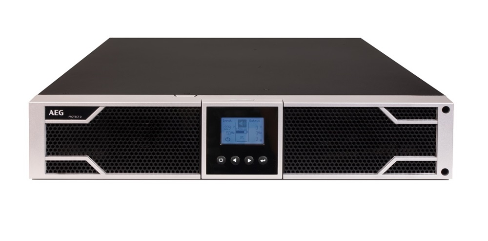 AEG Protect D 1500VA 8xIEC C13 VFI online kettős konverziós bővíthető szünetmentes tápegység, rack/torony