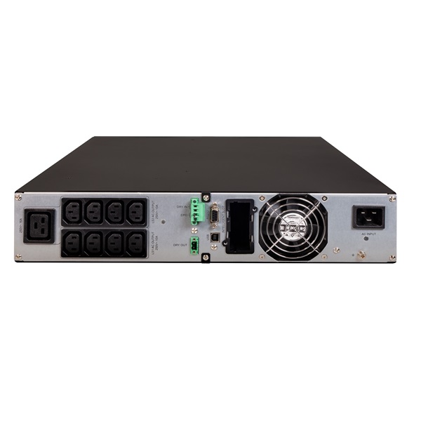AEG Protect D 3000VA 8xIEC C13+1xIEC C19 VFI online kettős konverziós bővíthető szünetmentes tápegység, rack/torony