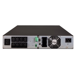 AEG Protect D 3000VA 8xIEC C13+1xIEC C19 VFI online kettős konverziós bővíthető szünetmentes tápegység, rack/torony