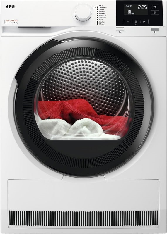 AEG TR718L4E SensiDry fehér, 8kg, hőszivattyús szárítógép (Újszerű)