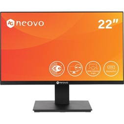 AG Neovo 21,5" LA-2202 FHD VA VGA/HDMI/DP fekete LED monitor