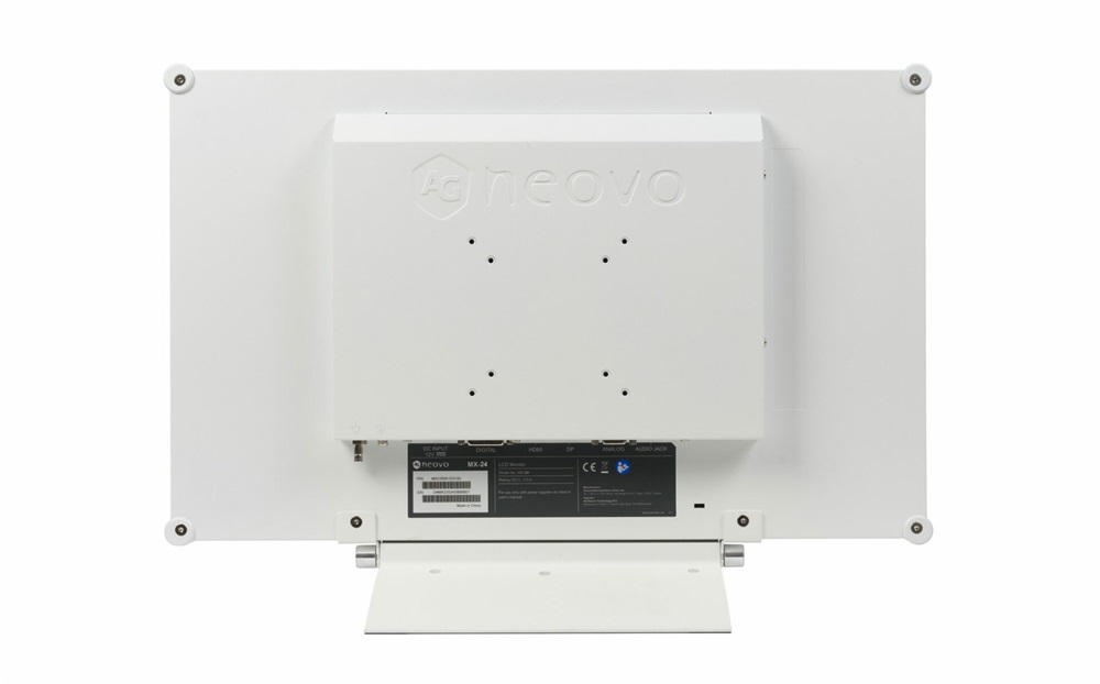 AG Neovo 23,8" MX-24 Medical FHD VA VGA/HDMI/DP fehér LED monitor