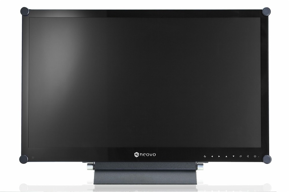 AG Neovo 23,8" RX-24G Security FHD VA VGA/HDMI/DVI/DP/BNC/USB/S-Video fekete monitor