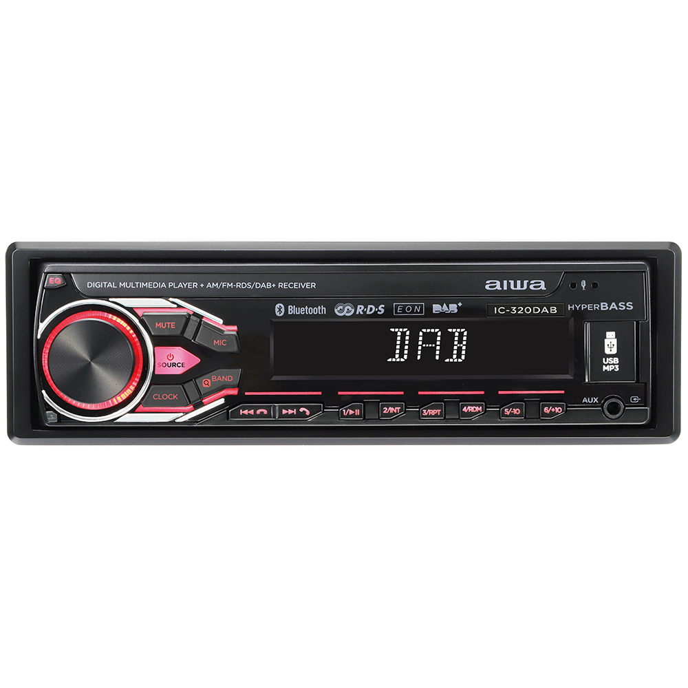 AIWA IC-320DAB Bluetooth/USB/SD DAB+ mechanika nélküli autóhifi fejegység