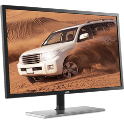 AOC 28" U2879VF QHD TN DP/HDMI/DVI/VGA adapter nélküli monitor (Használt A)