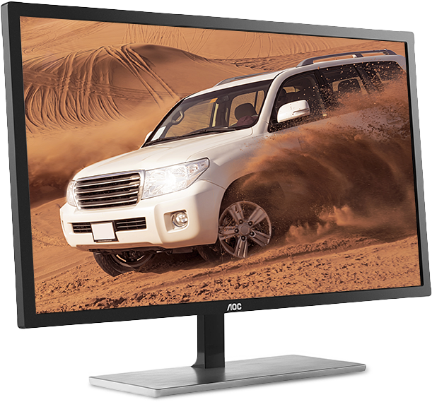 AOC 28" U2879VF QHD TN DP/HDMI/DVI/VGA adapter nélküli monitor (Használt A)
