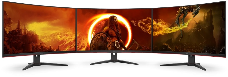 AOC 32" C32G2ZE/BK FHD VA 240Hz HDMI/DP fekete ívelt gamer monitor