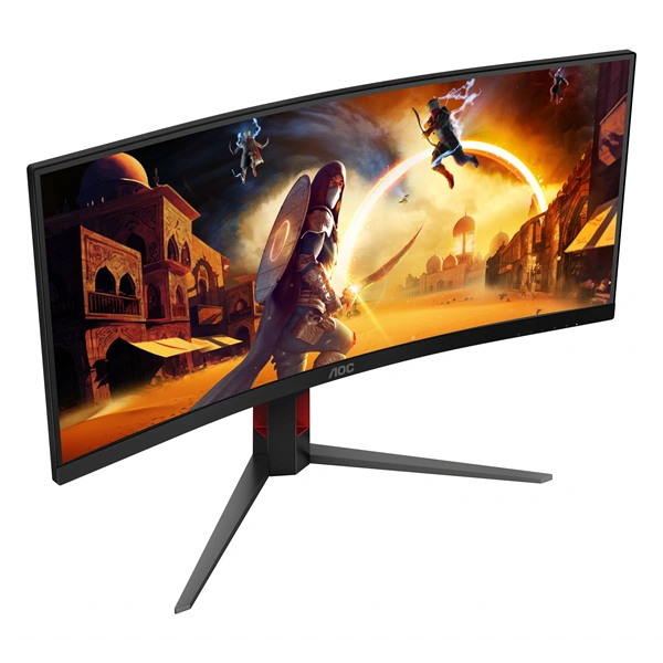 AOC 34" CU34G4 UWQHD VA 180Hz HDMI/DP ívelt gamer monitor