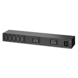 APC AP6120A Rack PDU, Basic, 0U/1U, 100-240V/20A, 220-240V/16A, (7)C13, (2)C19