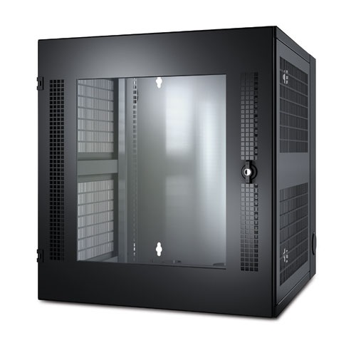 APC NetShelter WX 13U AR100 584x631 fekete rackszekrény