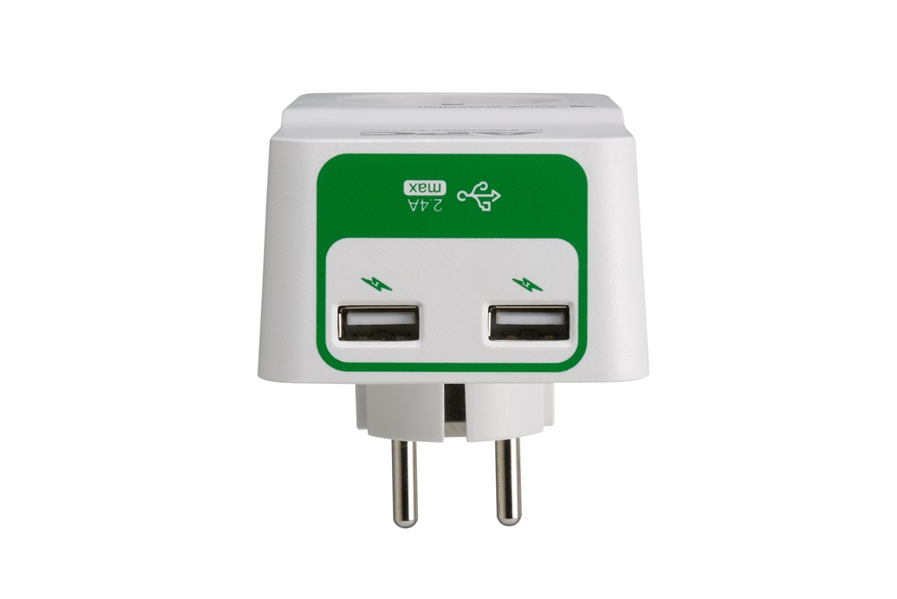 APC PM1WU2-GR SURGE PROTECTOR túlfeszültségvédő 2 USB csatlakozóval