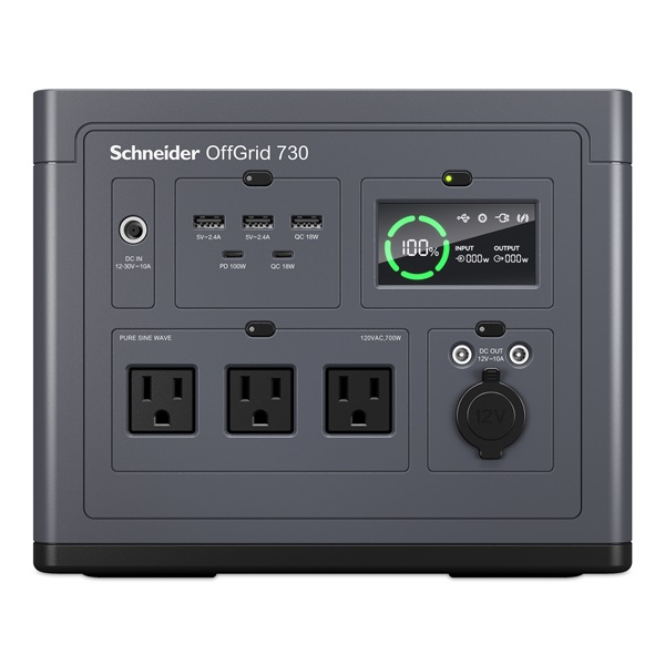 APC PPS730-GR OffGrid 730 738Wh Lítium-ion 230V hordozható akkumulátor állomás