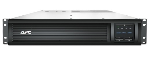 APC SMART 3000VA RM 2U LCD szünetmentes tápegység hálózati kártyával