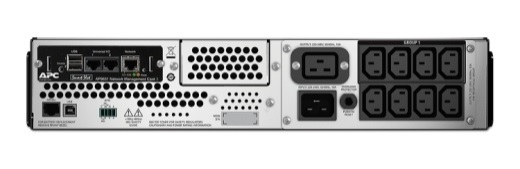 APC SMART 3000VA RM 2U LCD szünetmentes tápegység hálózati kártyával
