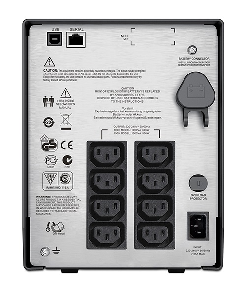 APC Smart-UPS C 1000VA LCD szünetmentes tápegység