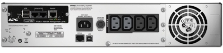 APC Smart-UPS 1500VA RM 2U Rack LCD Smart Connect szünetmentes tápegység hálózati kártyával