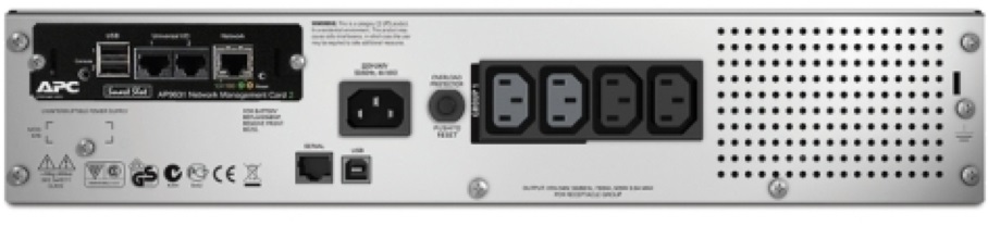 APC Smart-UPS 750VA RM 2U Rack LCD szünetmentes tápegység hálózati kártyával
