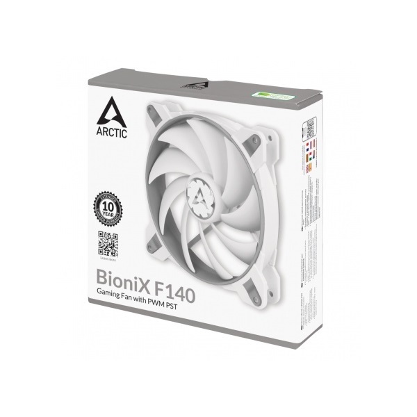 ARCTIC COOLING Rendszerhűtő Ventilátor BioniX F140 Szürke-Fehér, 14cm