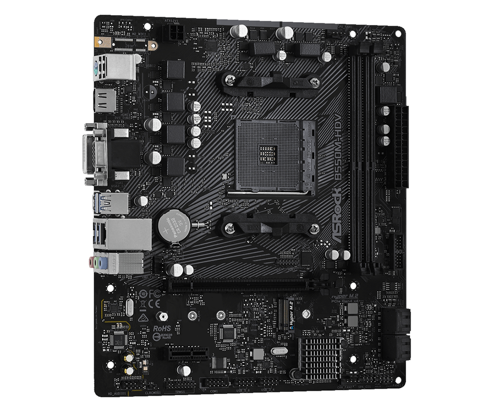 ASRock B550M-HDV AMD B550 SocketAM4 mATX alaplap