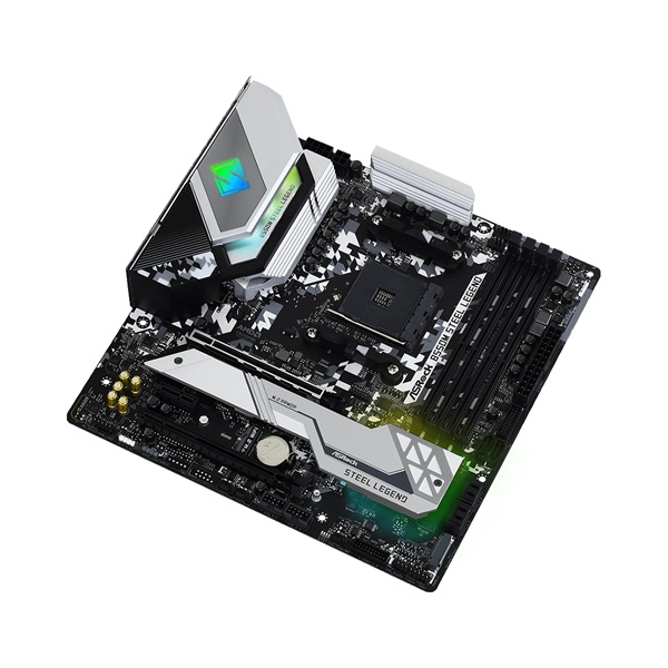 ASRock B550M STEEL LEGEND AMD B550 SocketAM4 mATX alaplap