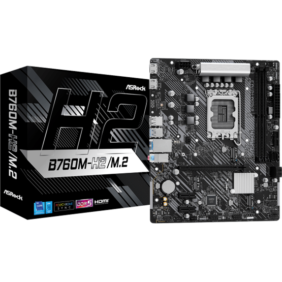 ASRock B760M-H2/M.2 Intel B760M LGA1700 mATX alaplap