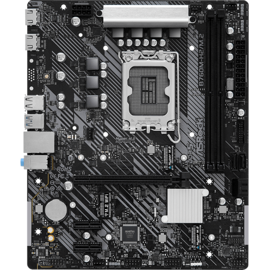 ASRock B760M-H2/M.2 Intel B760M LGA1700 mATX alaplap